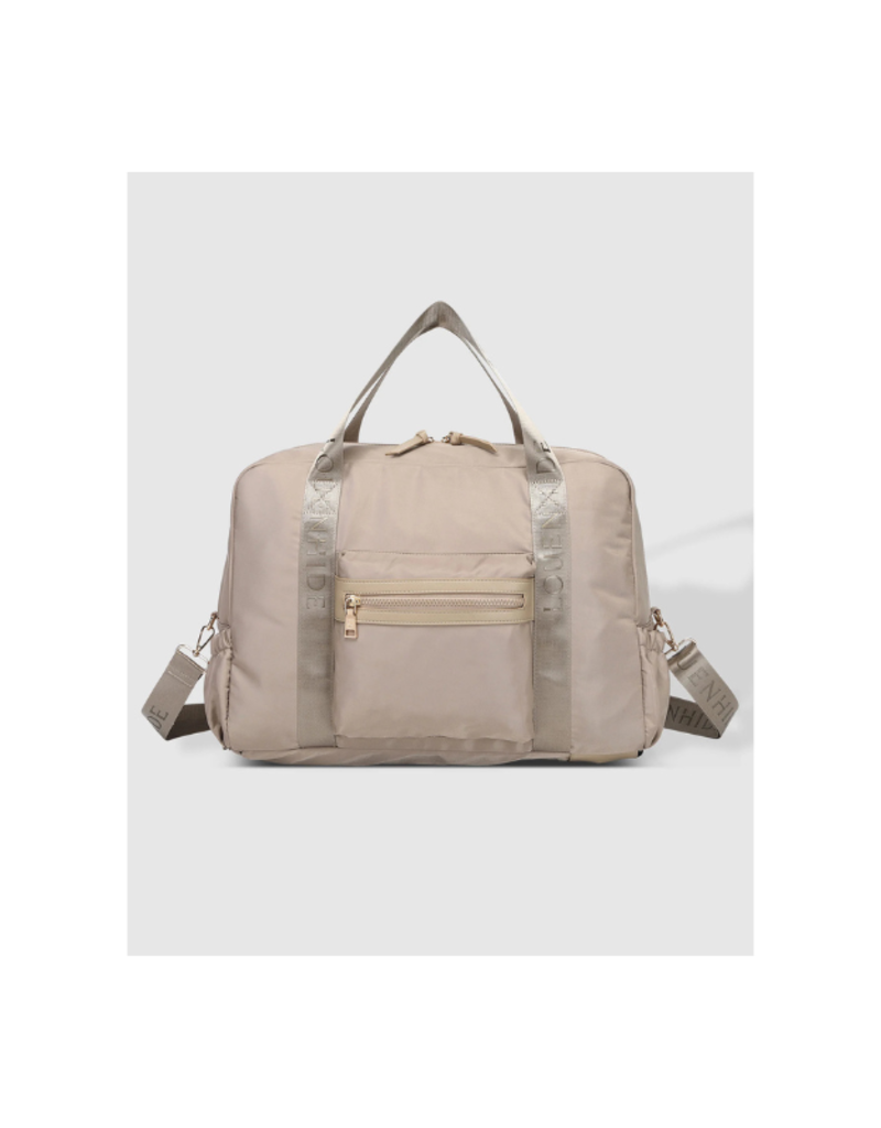Louenhide Jenn Nylon Travel Bag in Beige by Louenhide