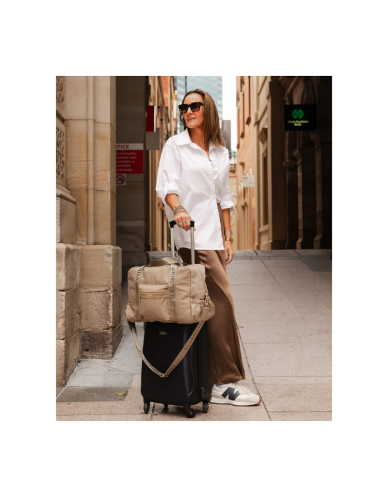 Louenhide Jenn Nylon Travel Bag in Beige by Louenhide