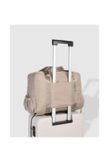 Louenhide Jenn Nylon Travel Bag in Beige by Louenhide