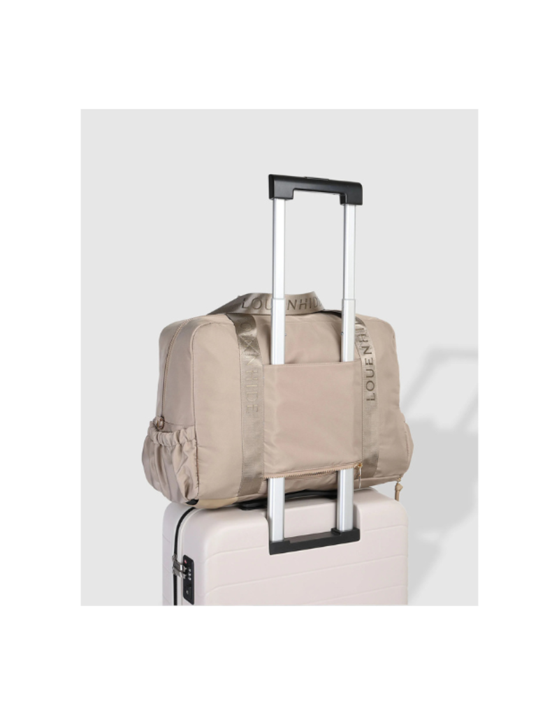 Louenhide Jenn Nylon Travel Bag in Beige by Louenhide