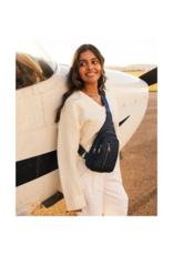 Louenhide Boyd Nylon Sling Bag in Navy by Louenhide