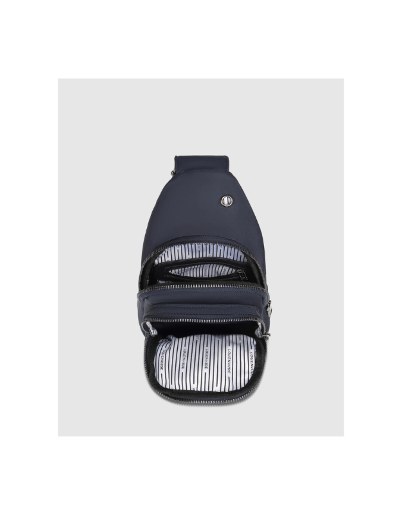 Louenhide Boyd Nylon Sling Bag in Navy by Louenhide