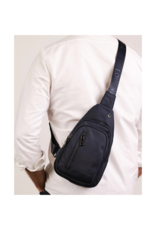 Louenhide Boyd Nylon Sling Bag in Navy by Louenhide