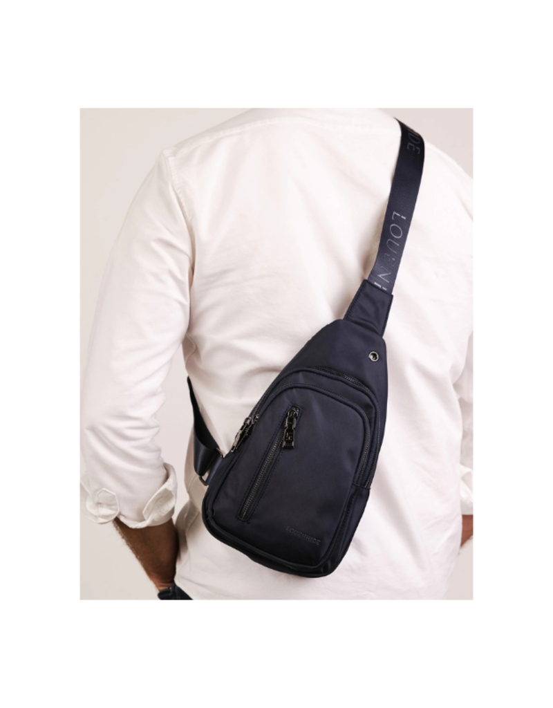 Louenhide Boyd Nylon Sling Bag in Navy by Louenhide