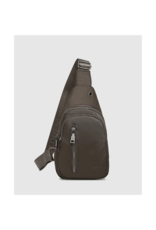 Louenhide Boyd Nylon Sling Bag in Chocolate by Louenhide