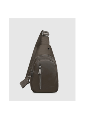 Louenhide Boyd Nylon Sling Bag in Chocolate by Louenhide