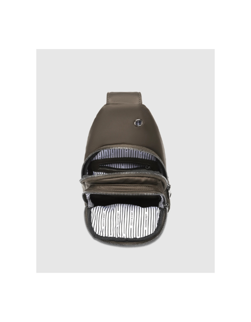 Louenhide Boyd Nylon Sling Bag in Chocolate by Louenhide