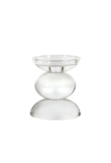Glass Ball Tealight/Taper Candle Holder