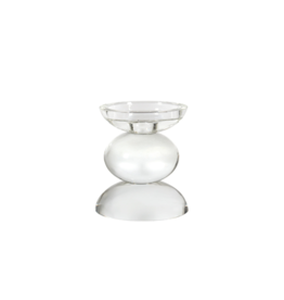 Glass Ball Tealight/Taper Candle Holder