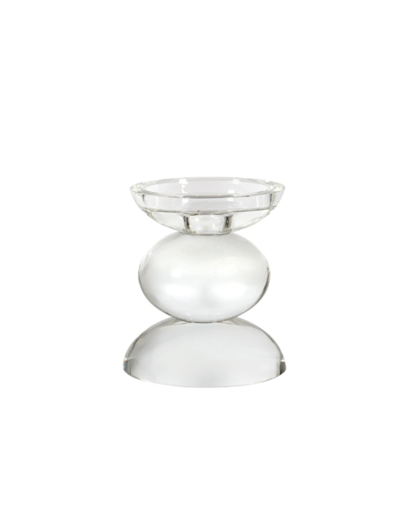 Glass Ball Tealight/Taper Candle Holder