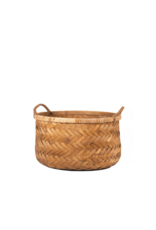 Brown Wicker Baskets with Handles Small