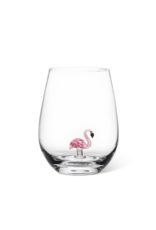 Flamingo Icon Stemless Wine Glass 20oz