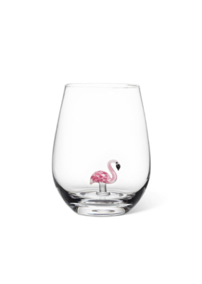 Flamingo Icon Stemless Wine Glass 20oz