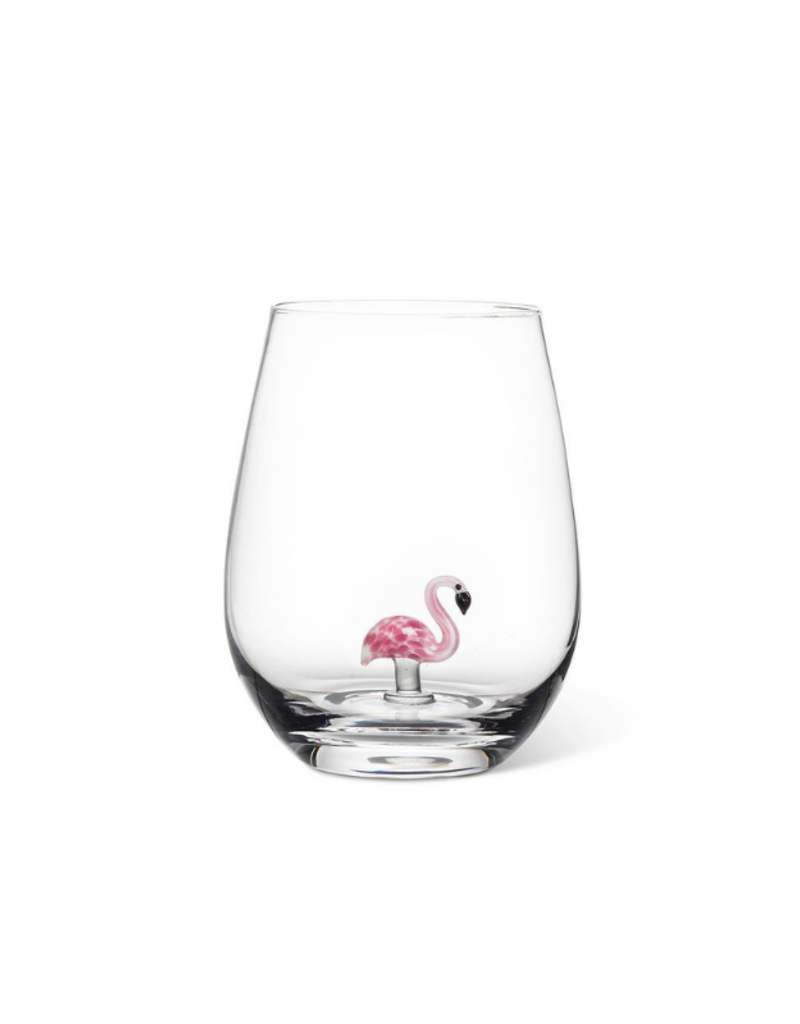 Flamingo Icon Stemless Wine Glass 20oz