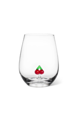 Cherries Icon Stemless Wine Glass 20oz