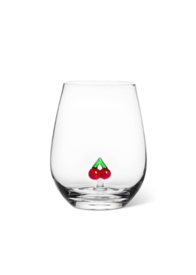 Cherries Icon Stemless Wine Glass 20oz