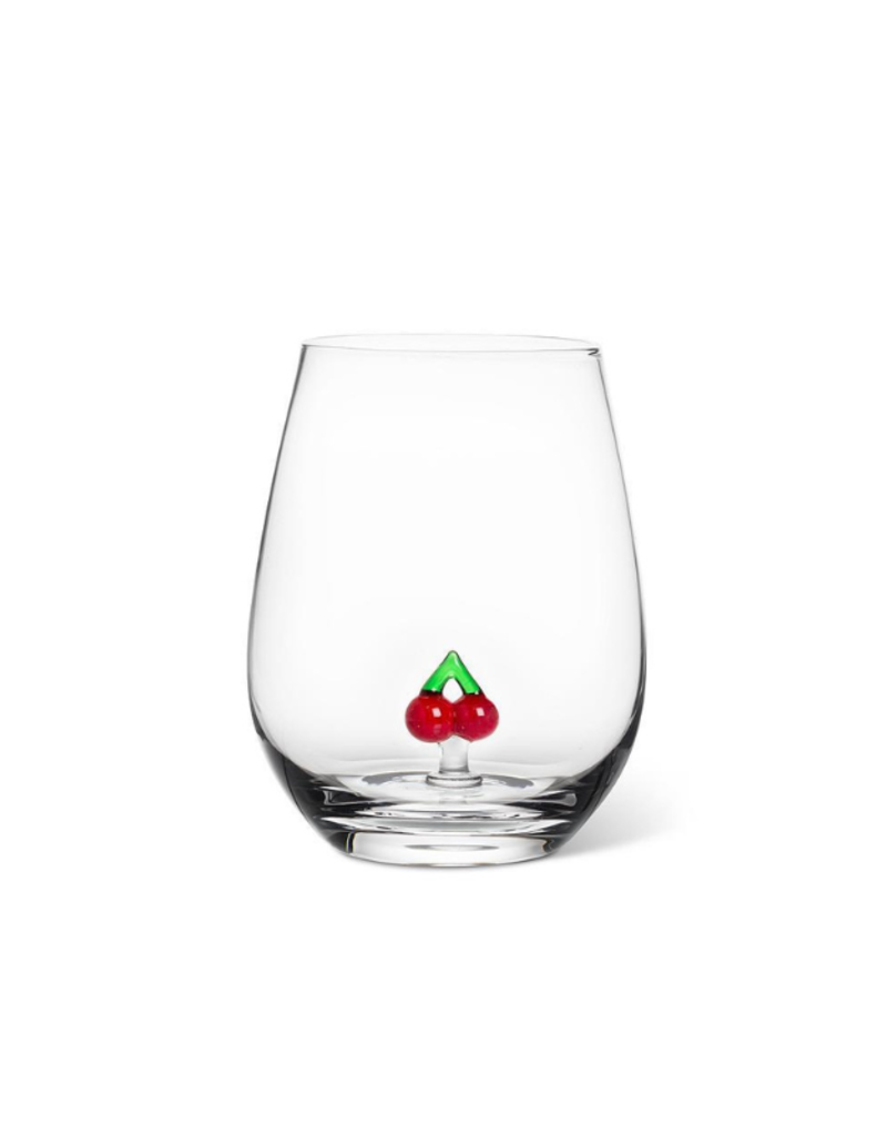 Cherries Icon Stemless Wine Glass 20oz