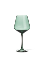 Oversized Green Wine Glass 18oz
