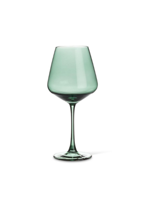 Oversized Green Wine Glass 18oz
