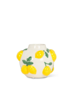 Small Round Lemons Fruity Vase