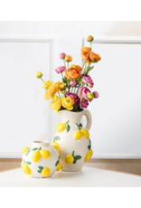 Small Round Lemons Fruity Vase