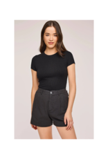 Gentle Fawn Madison Tee in Black by Gentle Fawn