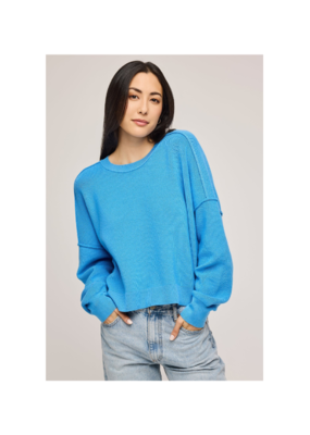 Gentle Fawn Echo Longsleeve Top in Capri by Gentle Fawn