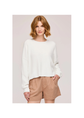 Gentle Fawn Echo Longsleeve Top in White by Gentle Fawn