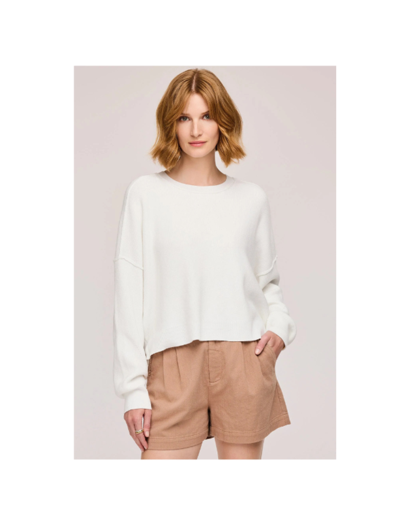 Gentle Fawn Echo Longsleeve Top in White by Gentle Fawn