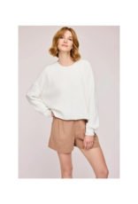 Gentle Fawn Echo Longsleeve Top in White by Gentle Fawn