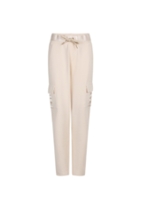 Esqualo Modal Cargo Trousers in Ivory by Esqualo