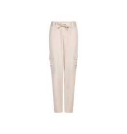 Esqualo Modal Cargo Trousers in Ivory by Esqualo