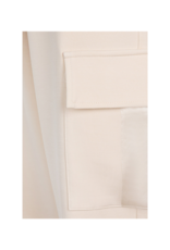 Esqualo Modal Cargo Trousers in Ivory by Esqualo
