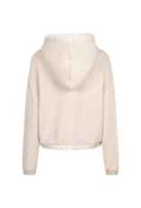 Esqualo Modal Cardigan Hoodie in Ivory by Esqualo