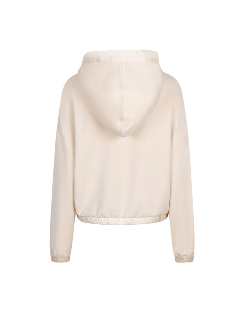 Esqualo Modal Cardigan Hoodie in Ivory by Esqualo