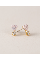 Lover's Tempo Bisou Stud Earrings in Pink by Lover's Tempo
