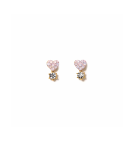 Lover's Tempo Bisou Stud Earrings in Pink by Lover's Tempo