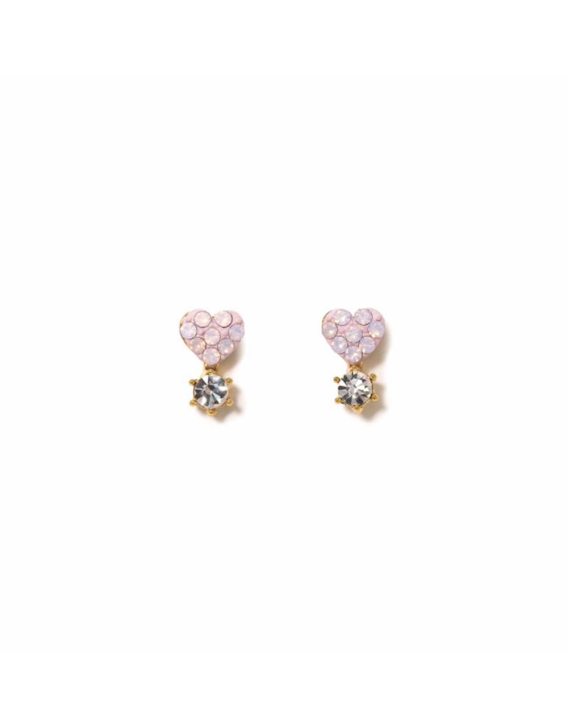 Lover's Tempo Bisou Stud Earrings in Pink by Lover's Tempo
