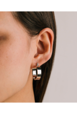 Lover's Tempo Khloe Hoop Waterproof Silver Earrings by Lover's Tempo