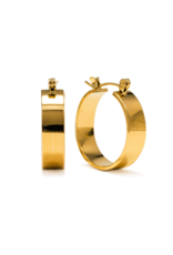 Lover's Tempo Khloe Hoop Waterproof Gold Earrings by Lover's Tempo