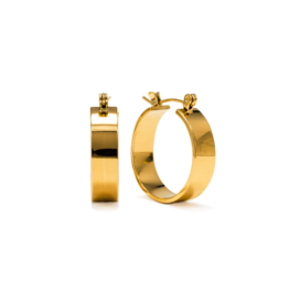 Lover's Tempo Khloe Hoop Waterproof Gold Earrings by Lover's Tempo