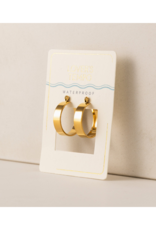 Lover's Tempo Khloe Hoop Waterproof Gold Earrings by Lover's Tempo