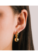 Lover's Tempo Solstice Drop Hoop Waterproof Earrings by Lover's Tempo