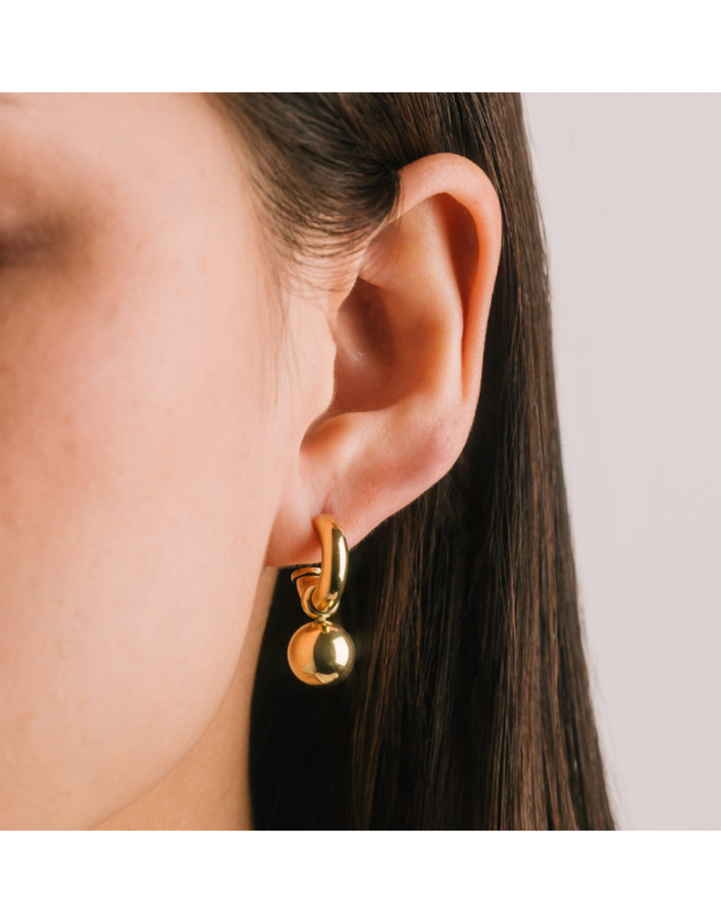 Lover's Tempo Solstice Drop Hoop Waterproof Earrings by Lover's Tempo