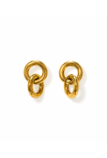 Lover's Tempo Linx Waterproof Gold Earrings by Lover's Tempo