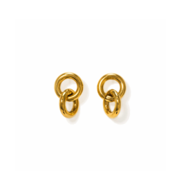 Lover's Tempo Linx Waterproof Gold Earrings by Lover's Tempo