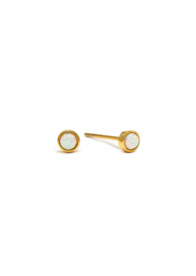 Lover's Tempo Opal Studs Waterproof Earrings by Lover's Tempo