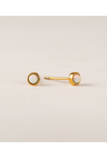 Lover's Tempo Opal Studs Waterproof Earrings by Lover's Tempo