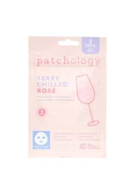 patchology Serve Chilled Rosé Sheet Mask 2pk by Patchology