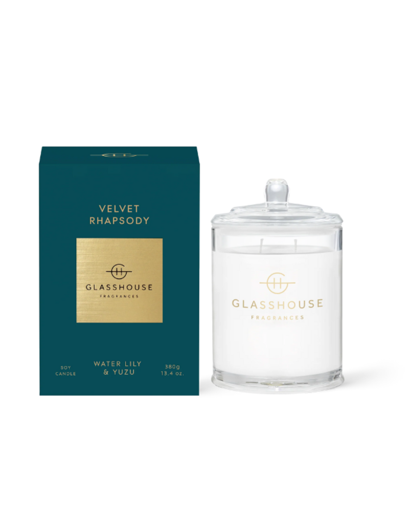 Glasshouse Fragrances Velvet Rhapsody 380g Candle by Glasshouse Fragrances